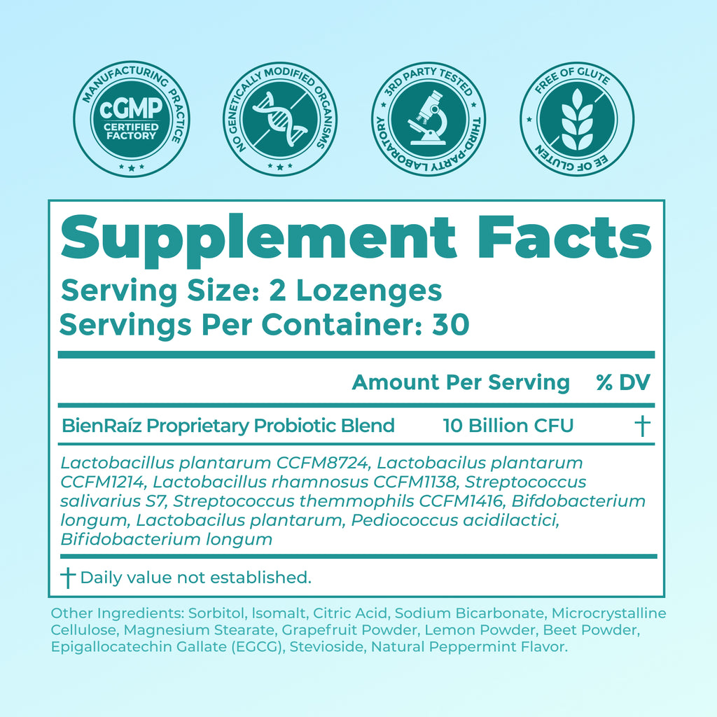 BienRaíz Oral Probiotics for Mouth Bad Breath