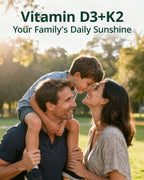 2-in-1 Vitamin D3 K2 Supplement 5000IU 100mcg MK-7