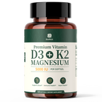 Vitamin D3 K2 5000IU 100mcg MK-7 with Magnesium Glycinate