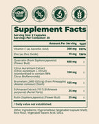 Quercetin 600mg with Bromelain, Vitamin C & Zinc