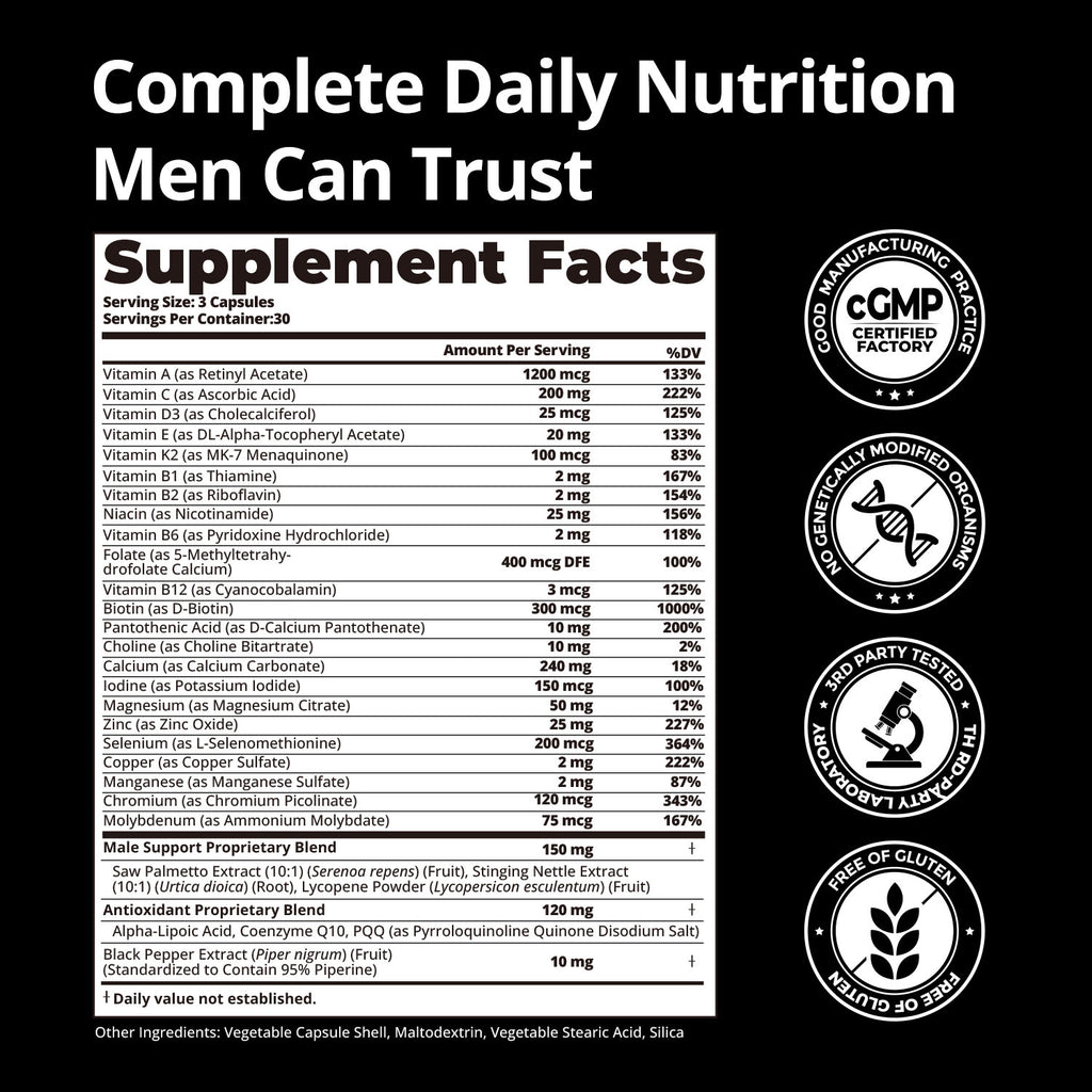 Men’s Multivitamin for Daily Energy & Wellness