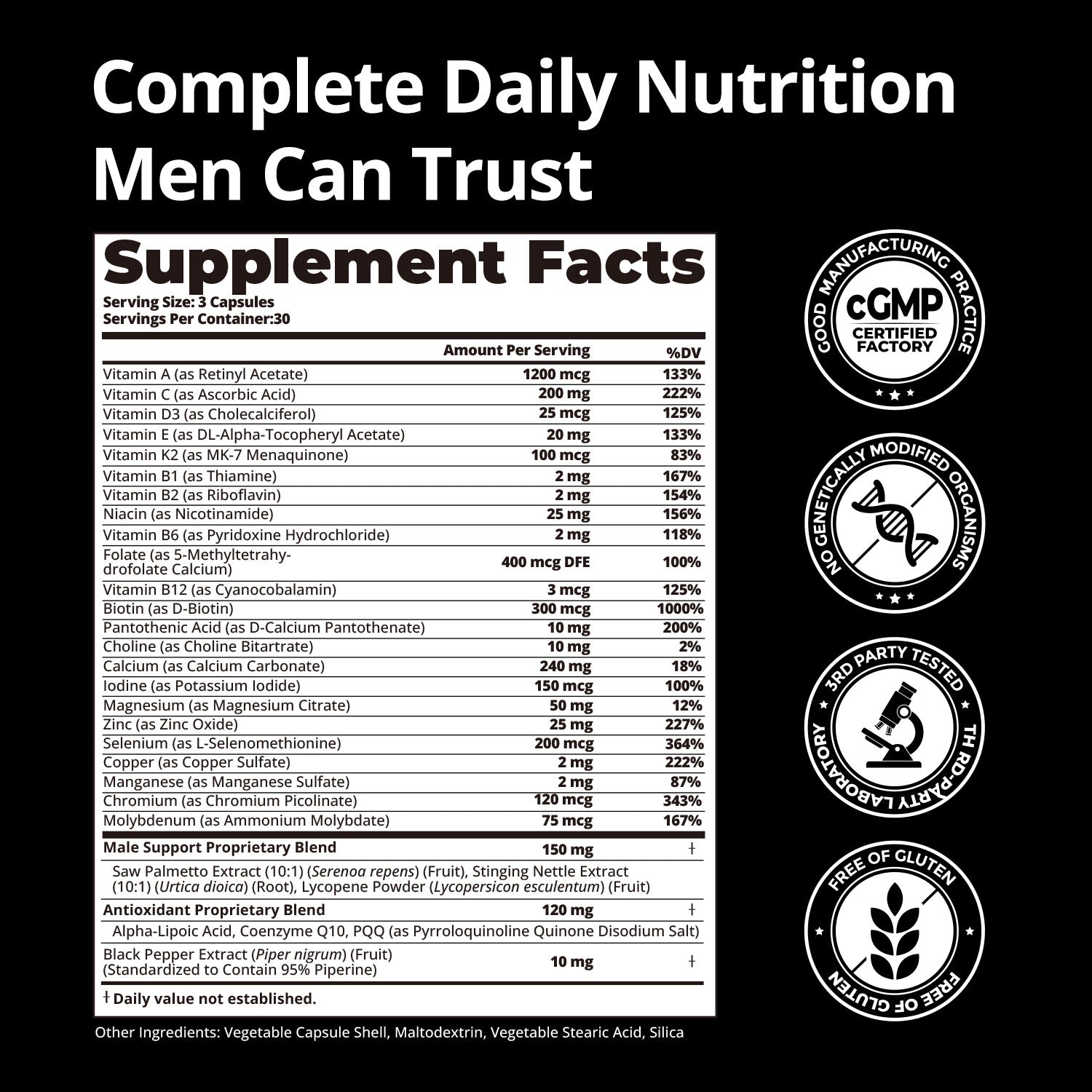 Men’s Multivitamin for Daily Energy & Wellness