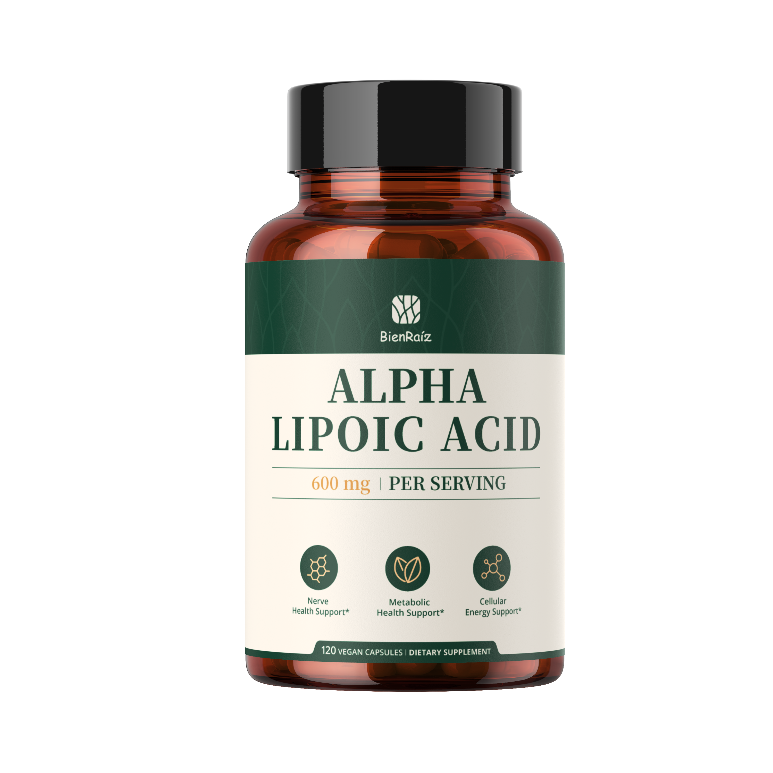 Premium Alpha Lipoic Acid 600mg Capsules