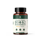 Vitamin D3 K2 5000IU 100mcg MK-7 with Magnesium Glycinate
