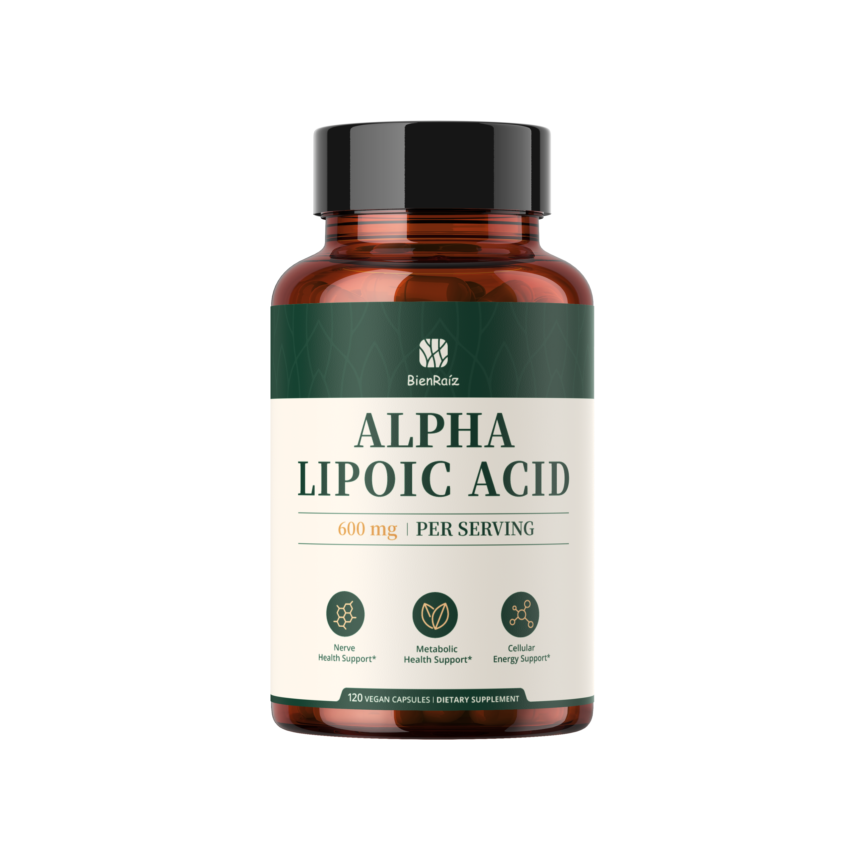 ALA 600mg Capsules with ALCAR & Chromium - 60 Ct
