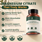 Magnesium Citrate, 230mg Elemental Magnesium, 120 Capsules